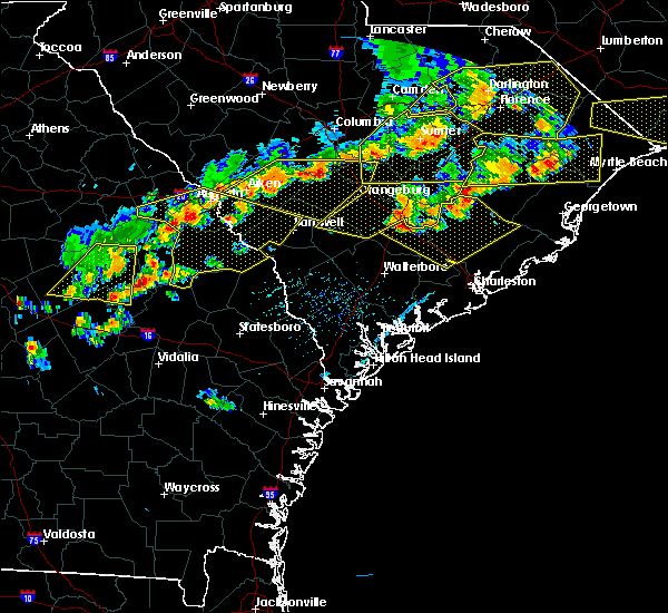 Interactive Hail Maps Hail Map for Aiken, SC
