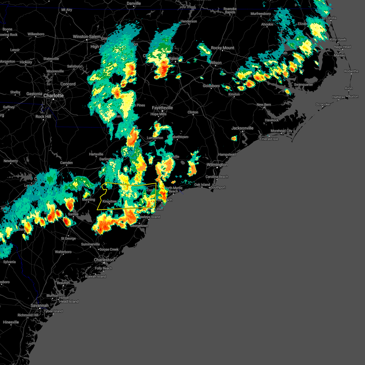 Interactive Hail Maps Hail Map for Hemingway, SC