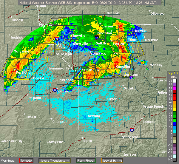 Hail Map for Linneus, MO Interactive Hail Maps