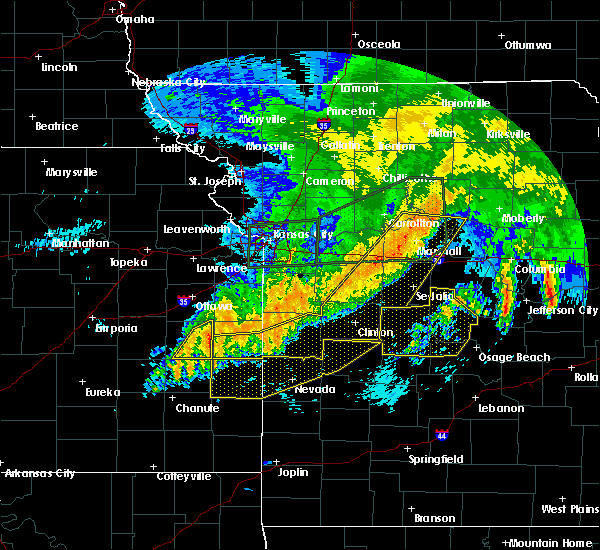 Interactive Hail Maps Hail Map for Warsaw, MO