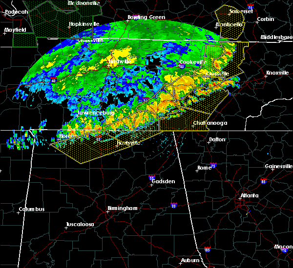Interactive Hail Maps Hail Map for Crossville, TN