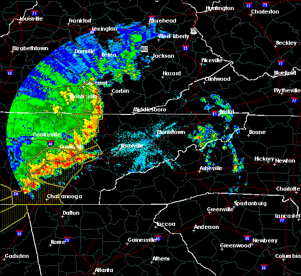 Interactive Hail Maps Hail Map for Clinton, TN