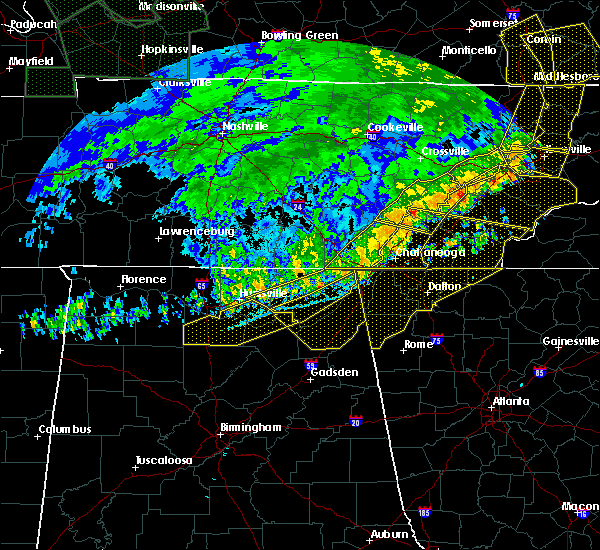 Interactive Hail Maps Hail Map for Cleveland, TN
