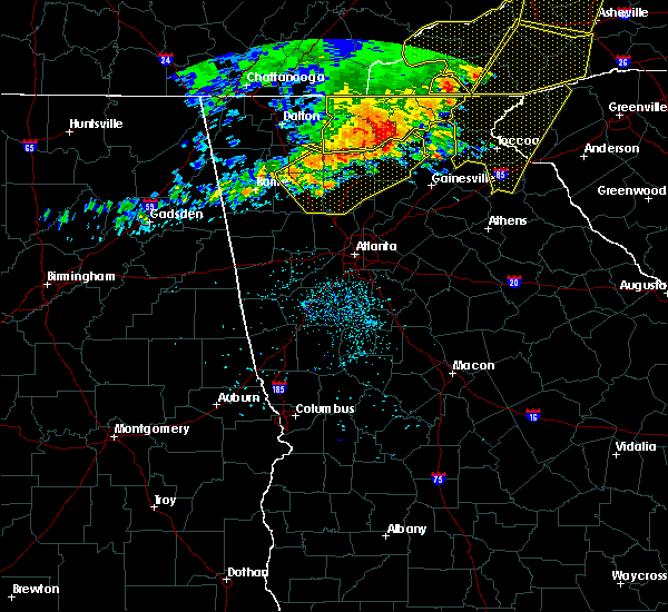 Interactive Hail Maps Hail Map for Waleska, GA