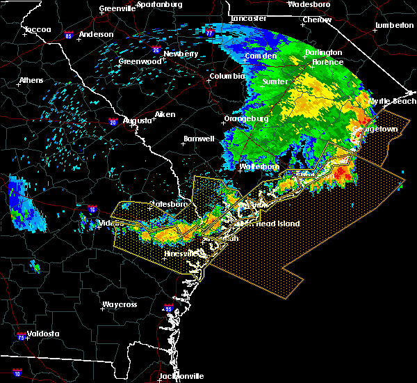 Interactive Hail Maps Hail Map for Bluffton, SC