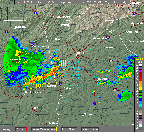 Interactive Hail Maps Hail Map for Carrollton, GA