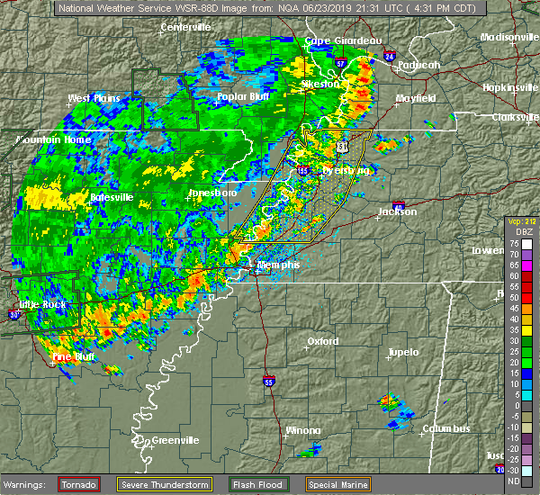 Interactive Hail Maps Hail Map for Tiptonville, TN
