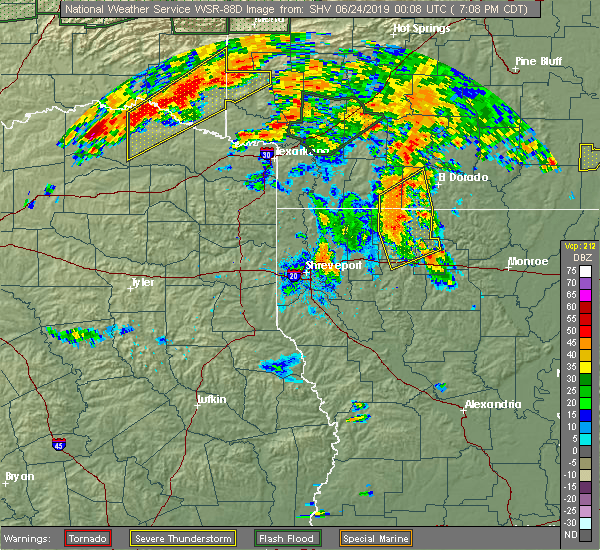 Interactive Hail Maps Hail Map for Arcadia, LA