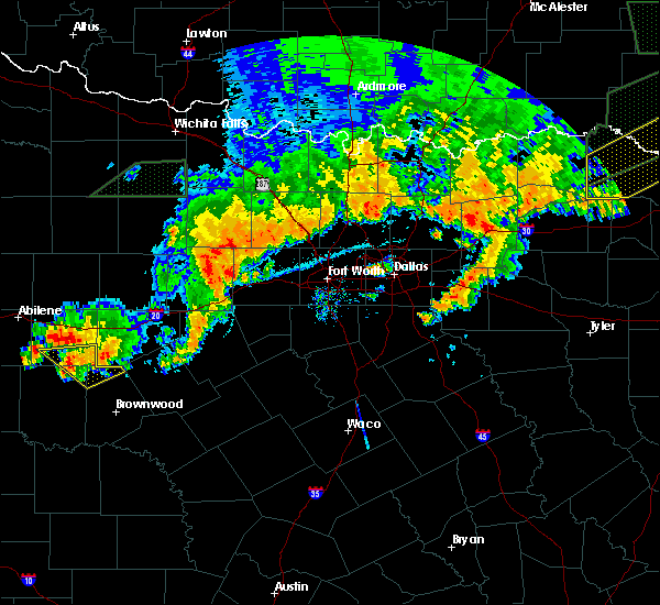 Interactive Hail Maps Hail Map for Weatherford, TX