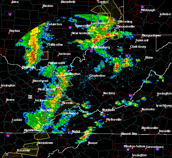 Interactive Hail Maps Hail Map for Chapmanville, WV