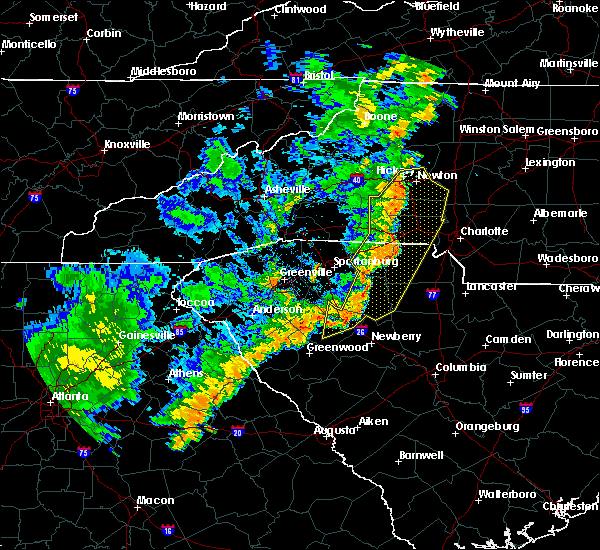Interactive Hail Maps Hail Map for Hickory, NC