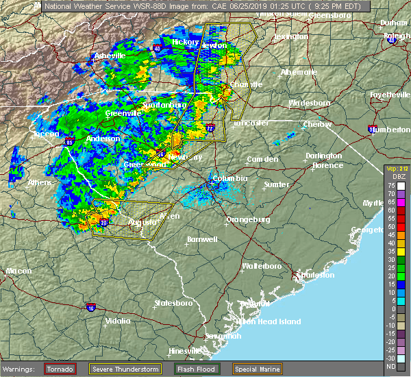 Interactive Hail Maps Hail Map for North Augusta, SC
