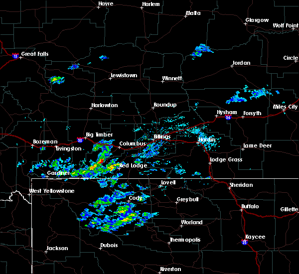 Interactive Hail Maps Hail Map for Roscoe, MT