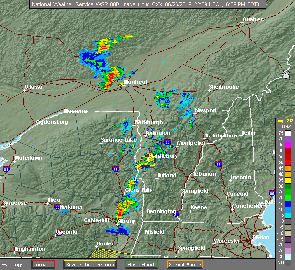 Interactive Hail Maps Hail Map for East Middlebury, VT