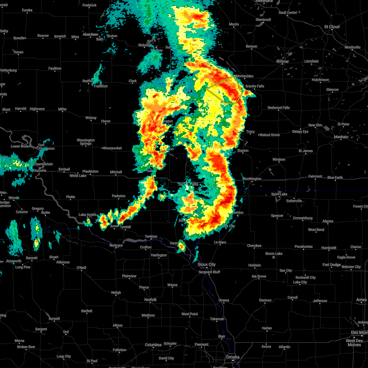 Interactive Hail Maps Hail Map for Canby, MN