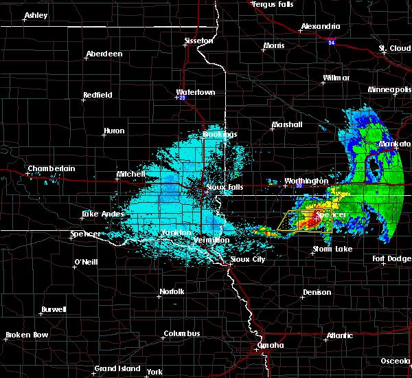 Interactive Hail Maps Hail Map for Spencer, IA