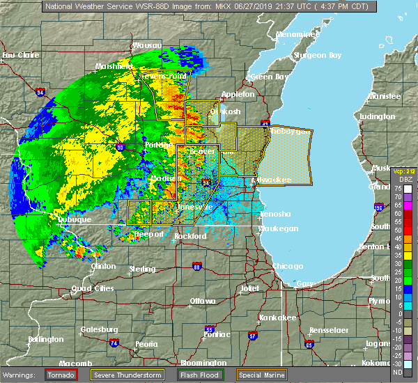 Interactive Hail Maps Hail Map for Fond du Lac, WI