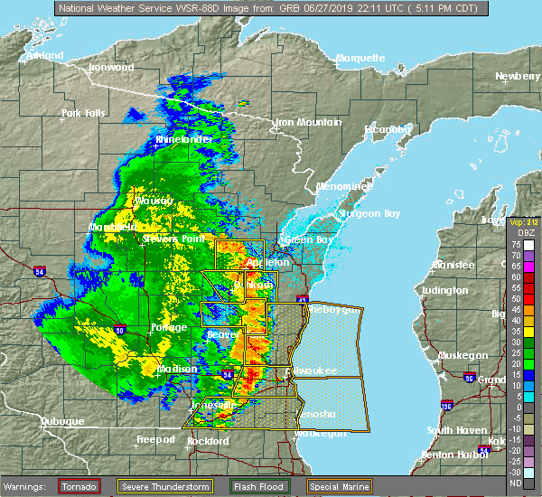 Interactive Hail Maps Hail Map for Appleton, WI