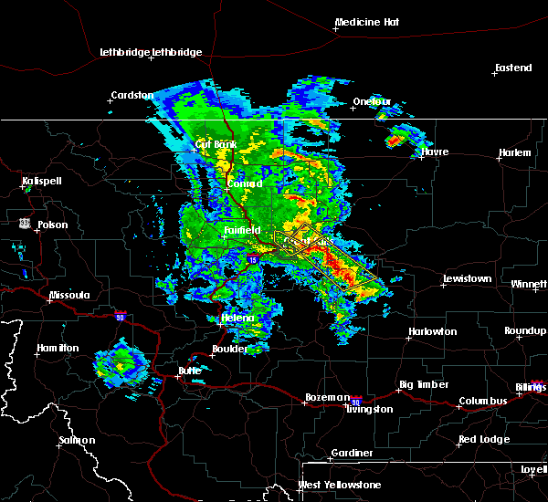 Interactive Hail Maps Hail Map for Belt, MT