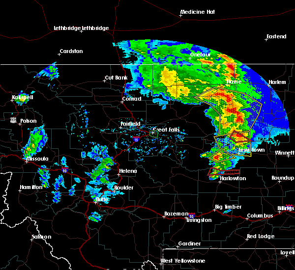 Interactive Hail Maps Hail Map for Winifred, MT