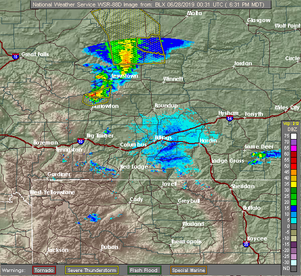 Interactive Hail Maps Hail Map for Judith Gap, MT