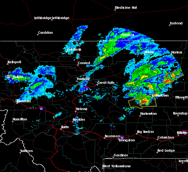 Interactive Hail Maps Hail Map for Hobson, MT