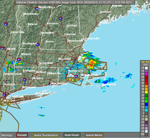 Interactive Hail Maps Hail Map for Newport East, RI