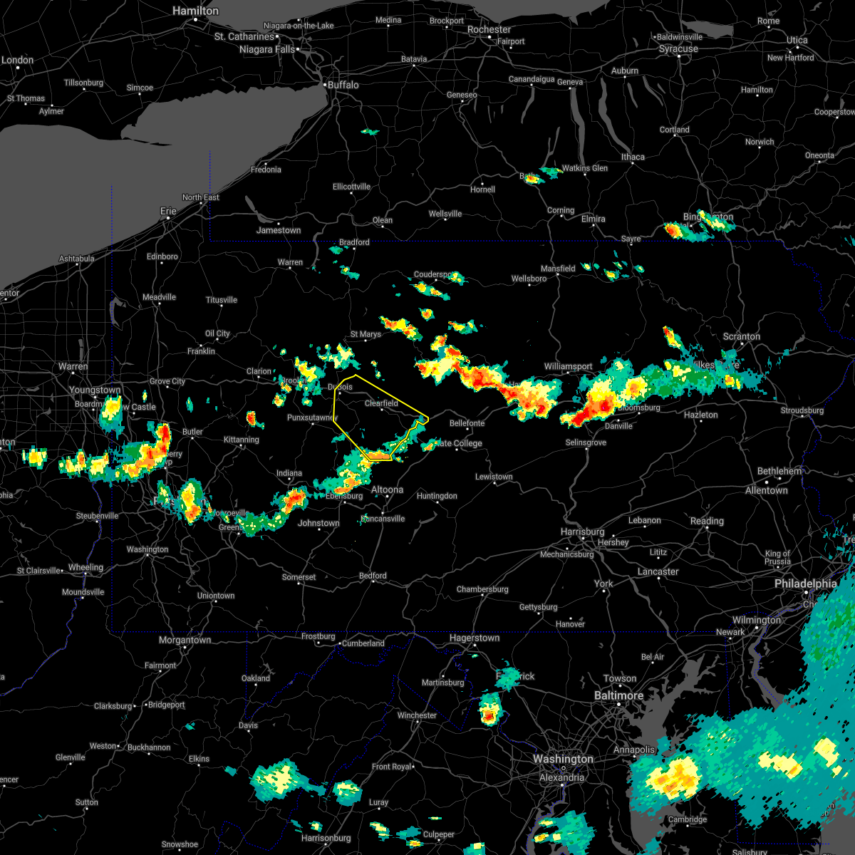 Interactive Hail Maps Hail Map for Coalport, PA
