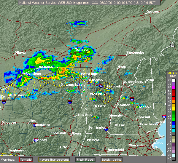 Interactive Hail Maps Hail Map for Lowell, VT