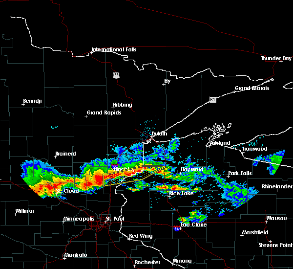 Interactive Hail Maps Hail Map for Danbury, WI