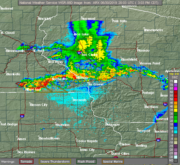 Interactive Hail Maps Hail Map for Austin, MN