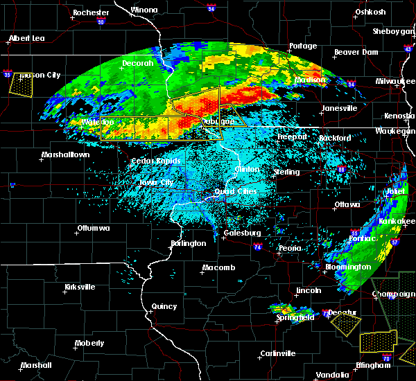 Interactive Hail Maps Hail Map for Hazel Green, WI