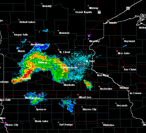 Interactive Hail Maps Hail Map for Walnut Grove, MN