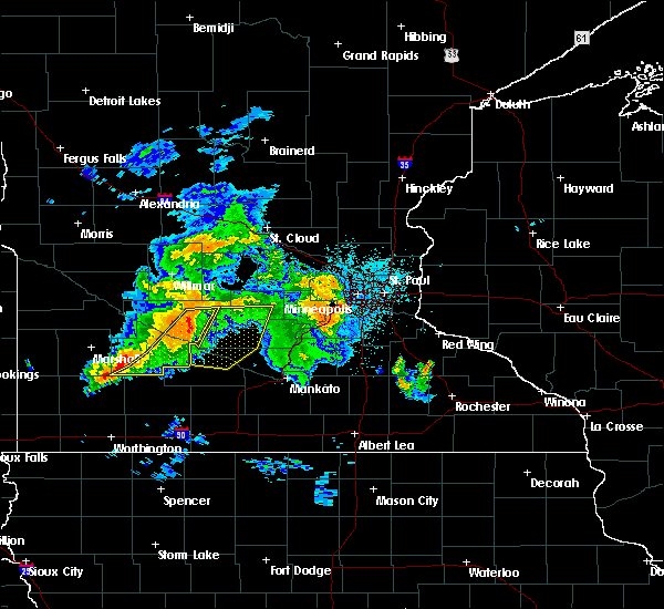 Interactive Hail Maps Hail Map for Walnut Grove, MN