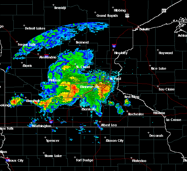 Interactive Hail Maps Hail Map for Norwood Young America, MN