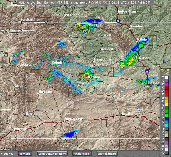 Interactive Hail Maps Hail Map for Riverton, WY
