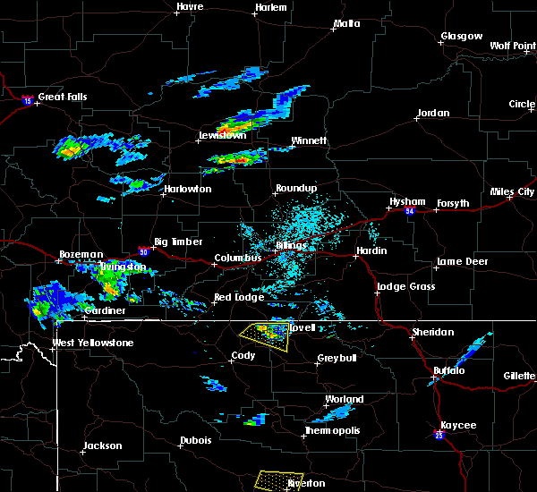 Interactive Hail Maps Hail Map for Lovell, WY