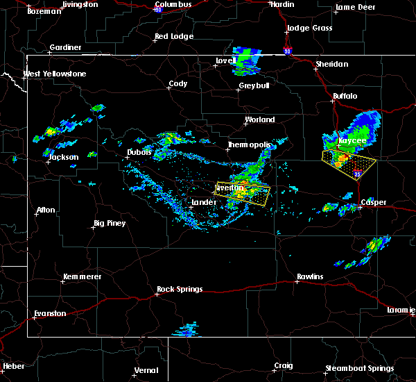Interactive Hail Maps Hail Map for Edgerton, WY