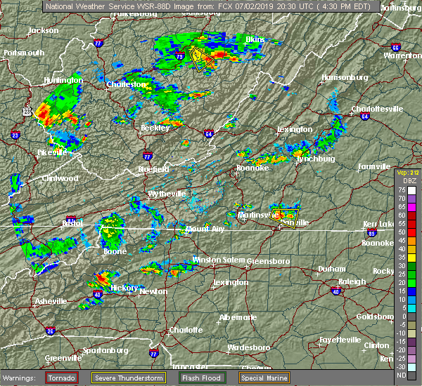 Interactive Hail Maps Hail Map for Chatham, VA