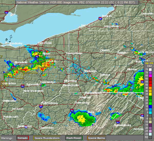 Interactive Hail Maps Hail Map for Dover, OH