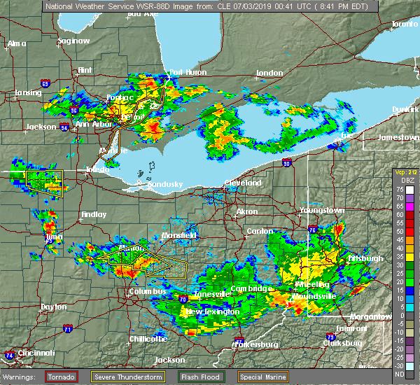 Interactive Hail Maps Hail Map for Centerburg, OH
