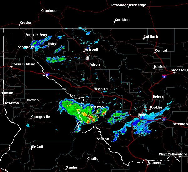 Interactive Hail Maps Hail Map for Darby, MT