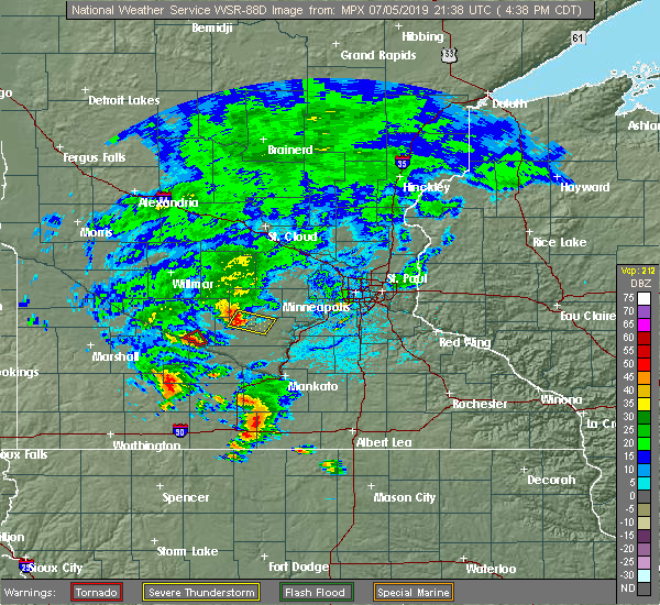 Interactive Hail Maps Hail Map for Brownton, MN