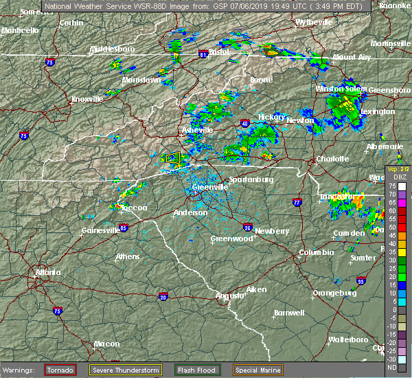 Interactive Hail Maps Hail Map for Brevard, NC