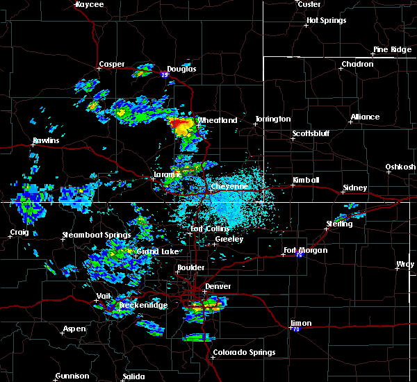 Interactive Hail Maps Hail Map for Glendo, WY