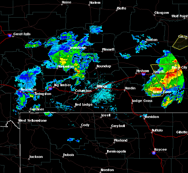 Interactive Hail Maps Hail Map for Miles City, MT
