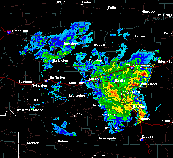 Interactive Hail Maps Hail Map for Clearmont, WY