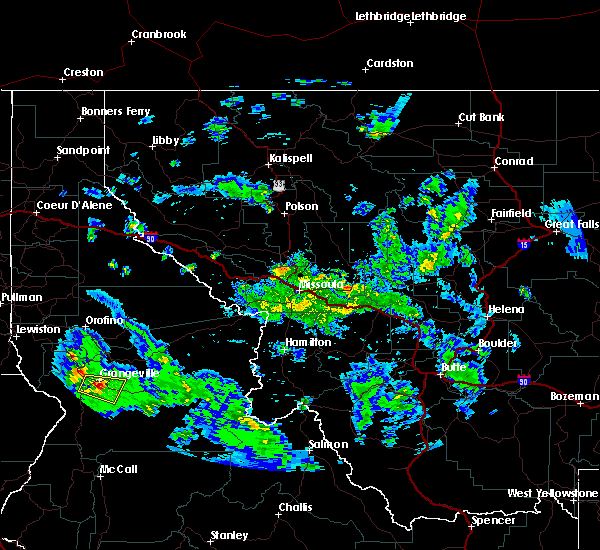 Interactive Hail Maps Hail Map for Grangeville, ID