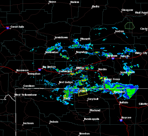 Interactive Hail Maps Hail Map for Lovell, WY