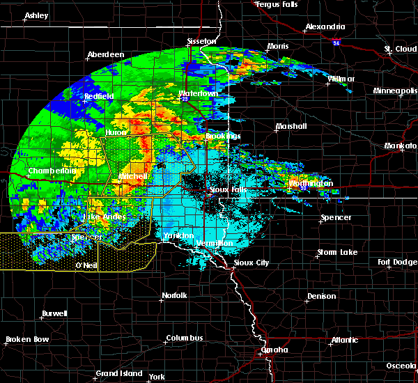 Interactive Hail Maps Hail Map for Avon, SD